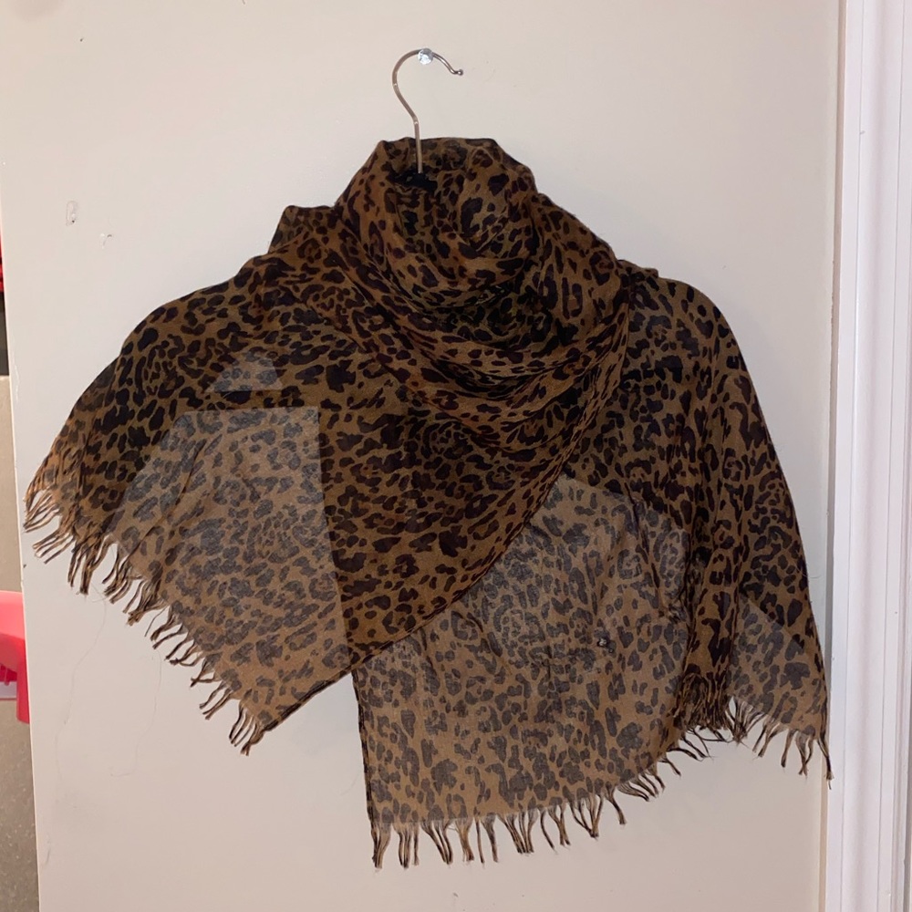 J. CREW LEOPARD SCARF